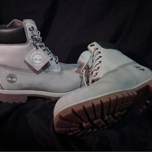 Timberland Light Gray Waterproof Boots